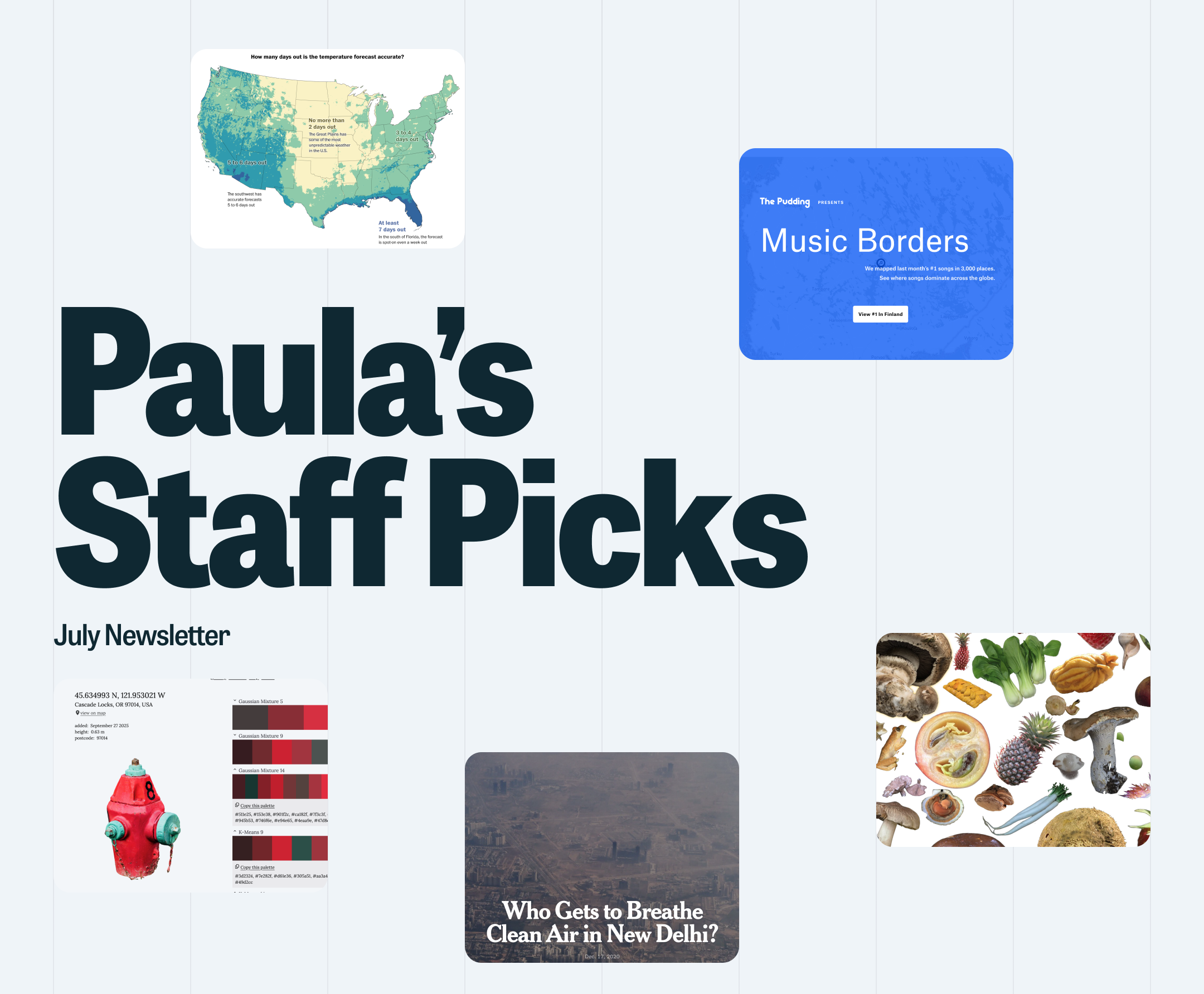Thumbnail for newsletter: 🍳 Our new designer picks her favorite data stories